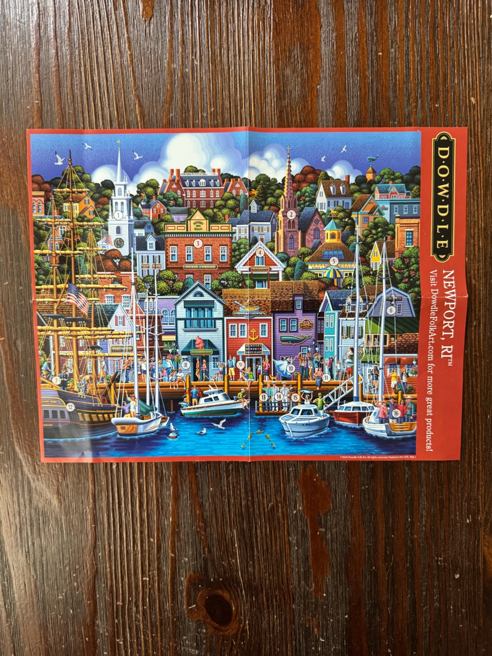 Dowdle "Newport, Rhode Island" 500 piece puzzle NWOT harbor New England nautical